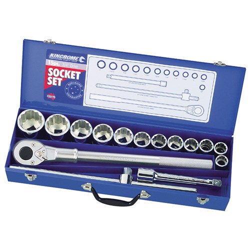 Socket Set 15 Piece 3/4" Drive - Imperial