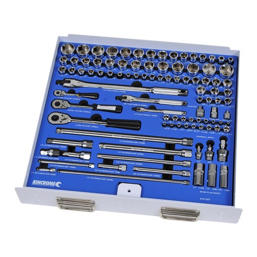 TRUCK BOX 98 Piece LOK-ON™ Sockets & Accessories EVA Tray