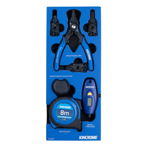 TRUCK BOX 8 Piece Circlip Pliers & Measuring EVA Tray