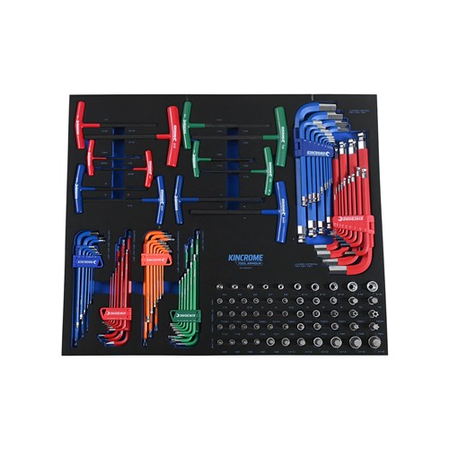 TOOL ARMOUR 140 Piece Hex & TORX® Fastening EVA Tray