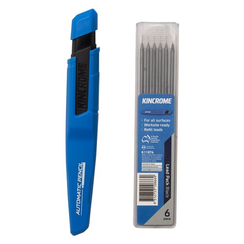 Automatic Mechanical Pencil and Black Refill Pack