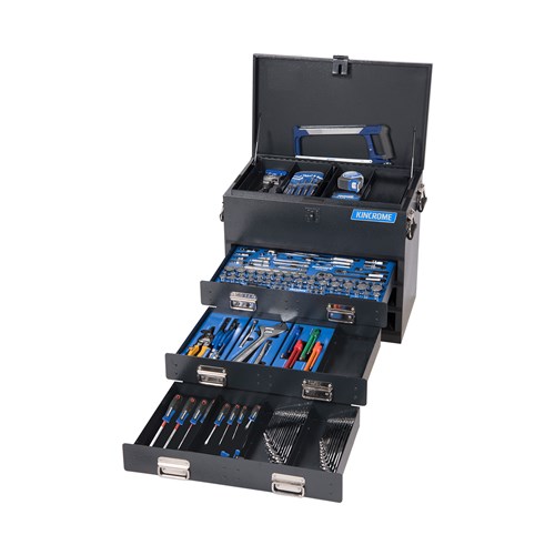 Truck Box Tool Kit 219 Piece 3 Drawer (28")