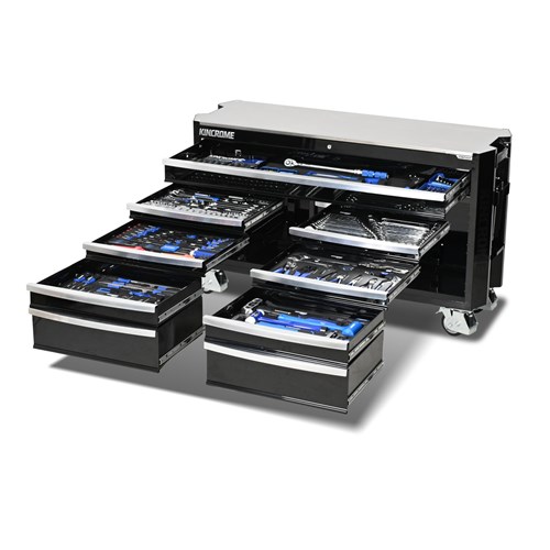 CONTOUR® Trolley Tool Kit 454 Piece 12 Drawer (60") Black