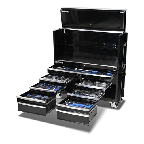 CONTOUR® Trolley Tool Kit 455 Piece 12 Drawer (60") Black