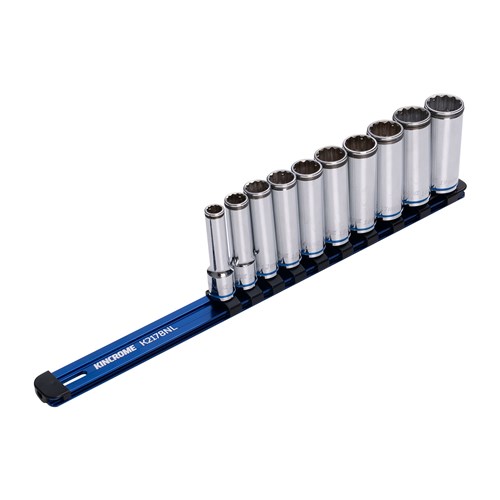 10 Piece 3/8” Drive NUT-LOK™ Deep Socket Rail Set