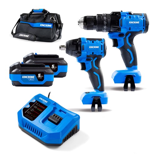 18V 2 Piece Brushless Drill & Impact Wrench Combo