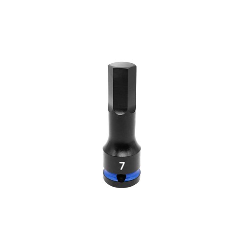 Hex Impact Socket 7mm x 78mm 1/2" Drive