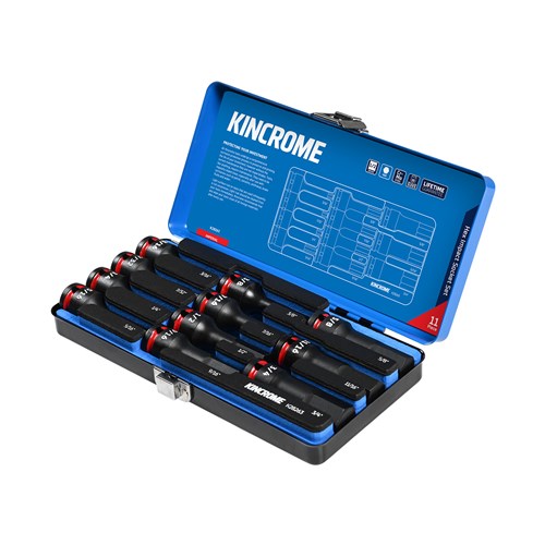 Hex Impact Socket Set 11 Piece 1/2" Drive - Imperial