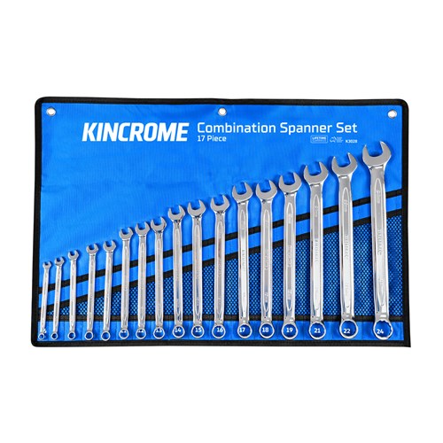 Combination Spanner Set 17 Piece - Metric